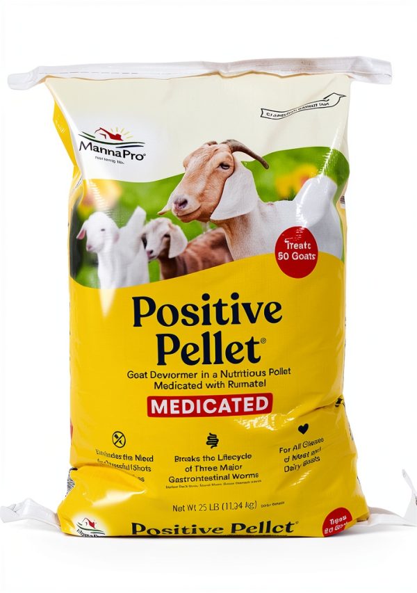 Manna Pro Medicated Goat Dewormer Complete Feed Eliminates-0