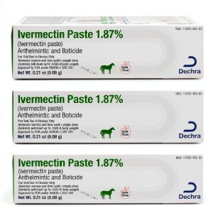 Dechra Ivermectin Paste Horse Wormer Parasite Protection-0