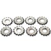 Akozon Involute Gear Cutter Set High Speed Steel 14.5° Angle-2
