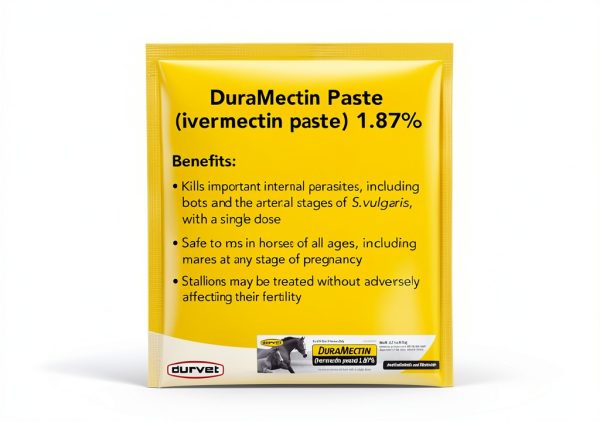 Durvet Horse Dewormer Removes Worms Bots Single Dose-1
