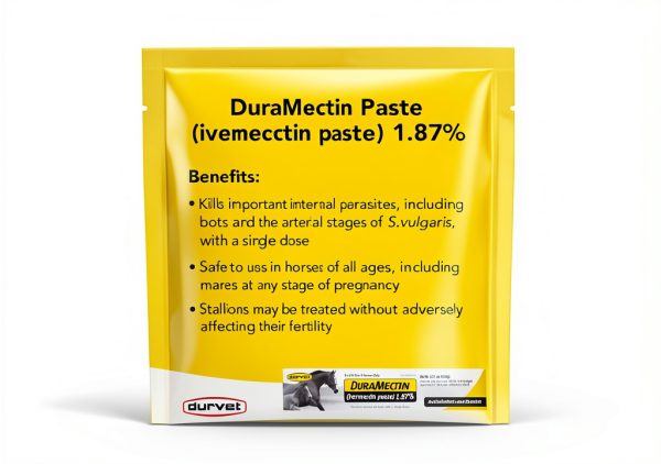 Durvet Horse Dewormer Removes Worms Bots Single Dose-3