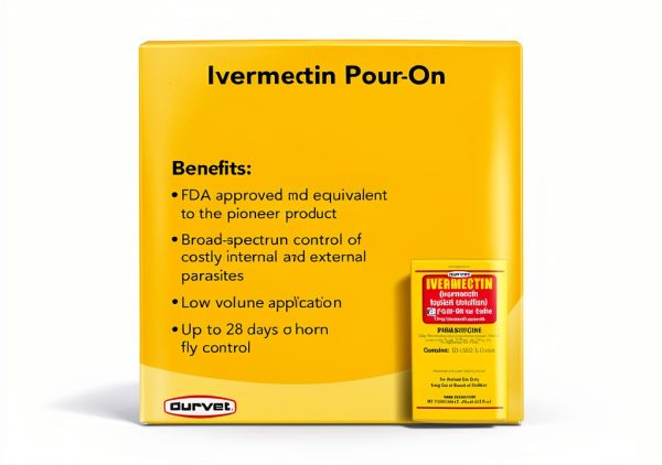Durvet Ivermectin Cattle Dewormer Treats Roundworms-1