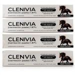 CLENVIA Apple Gel Horse Dewormer Syringe 3 Pack-0