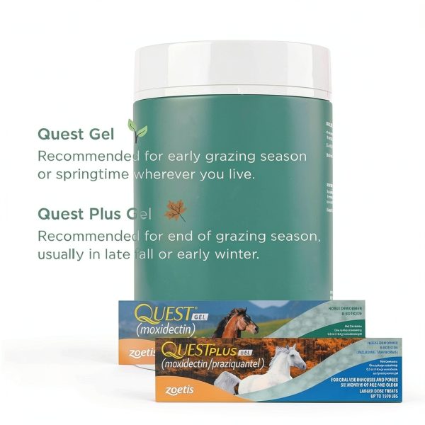 Quest Gel Horse Dewormer Broad Spectrum Treatment Zoetis-7