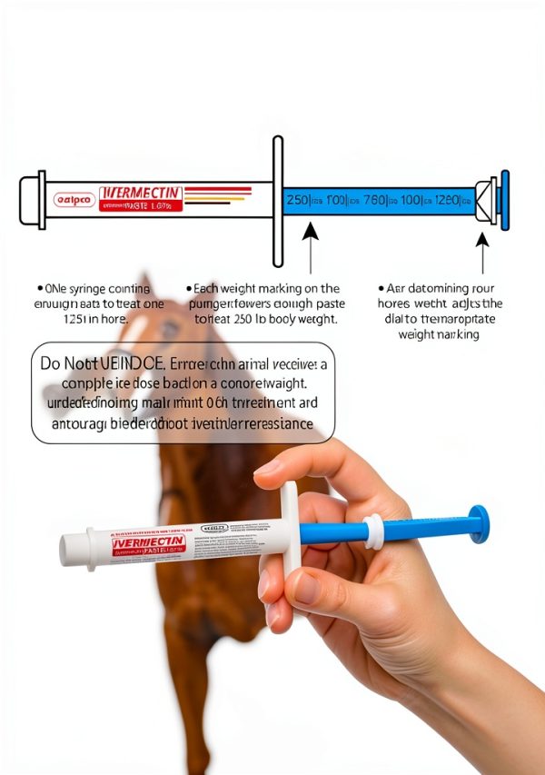 OZIPCO Ivermectin Horse Dewormer Apple Flavor Oral Paste-1
