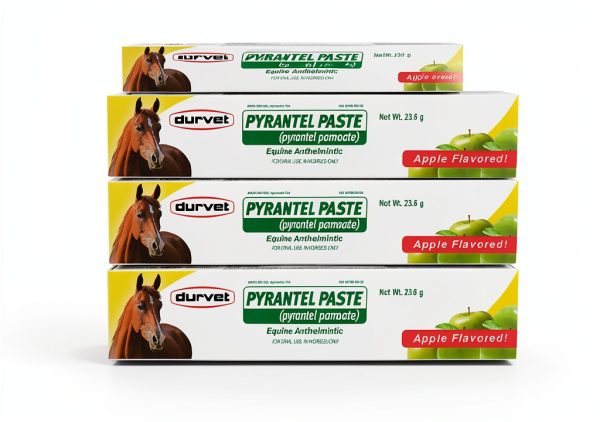 Durvet Horse Dewormer Apple Flavor Safe Foals Mares-0