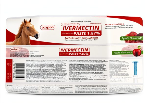 OZIPCO Ivermectin Horse Dewormer Apple Flavor Oral Paste-6
