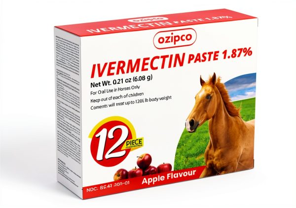 OZIPCO Ivermectin Horse Dewormer Apple Flavor Oral Paste-0