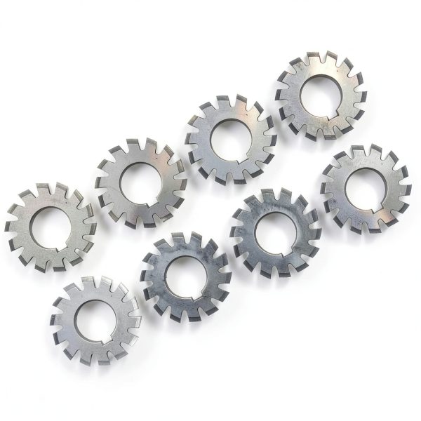 SelWatty Involute Gear Cutters High Speed Steel 8 Models-4