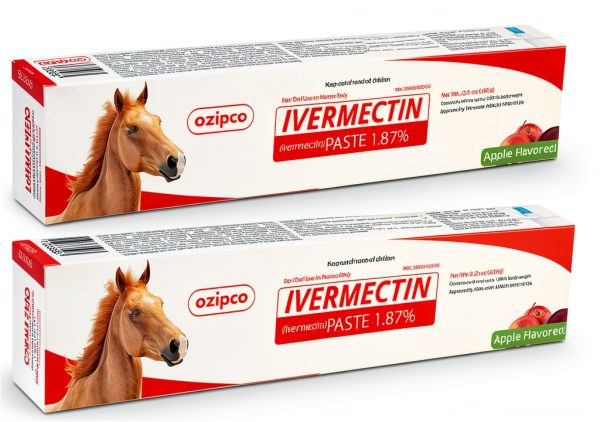 OZIPCO Ivermectin Horse Dewormer Apple Flavor Oral Paste-0
