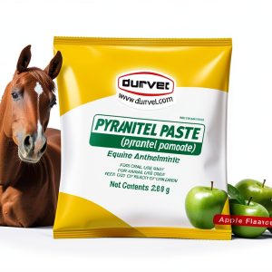 Horse Dewormer Apple Flavored Pinworm Roundworm Control-0