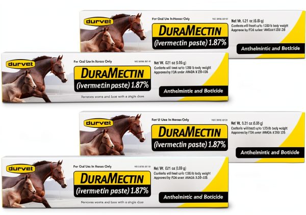 Durvet Horse Dewormer Removes Worms Bots Single Dose-0