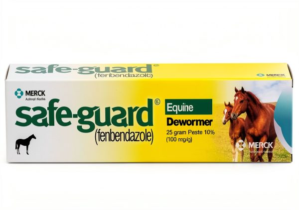 Merck Fenbendazole Dewormer Horse Care Apple Cinnamon Taste-2