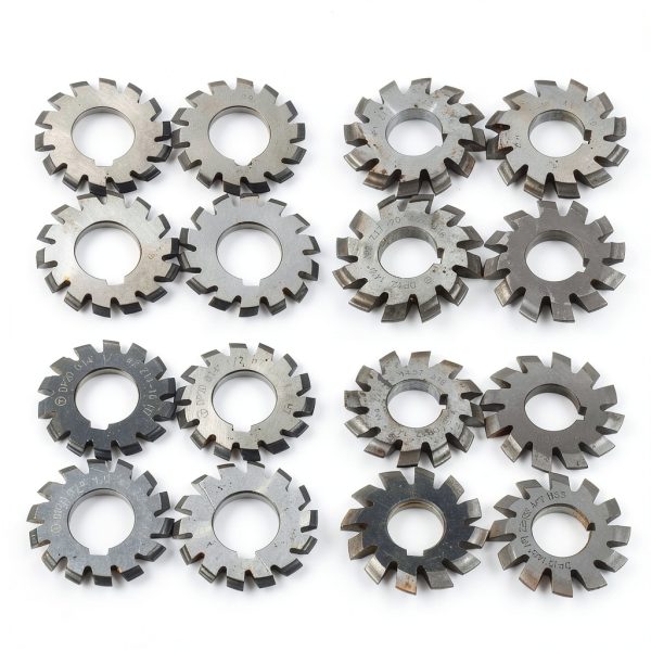 Amobink Involute Gear Cutter Set High Speed Steel 8pcs-7