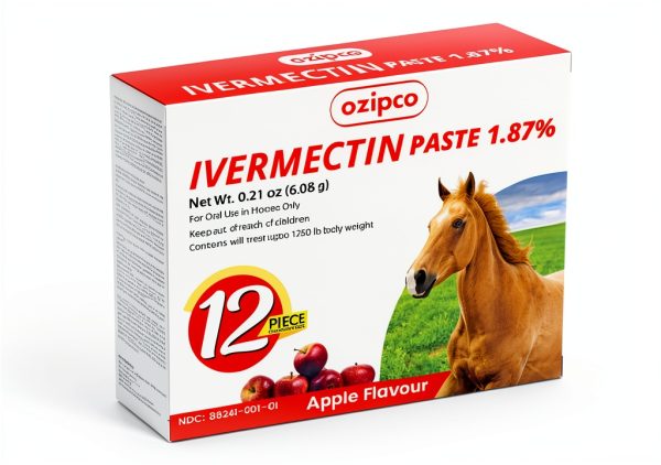 OZIPCO Ivermectin Horse Dewormer Apple Flavor Oral Paste-5