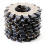 Akozon Involute Gear Cutter Set High Speed Steel 14.5° Angle-0