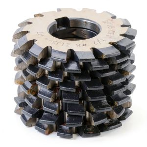 Akozon Involute Gear Cutter Set High Speed Steel 14.5° Angle-0